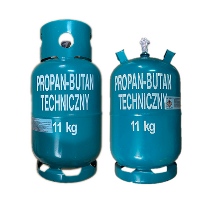 Butla na gaz płynny propan-butan 11kg (PUSTA)